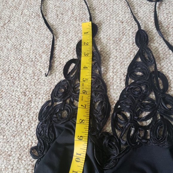 Black tight sexy slip dress - Picture 4 of 8